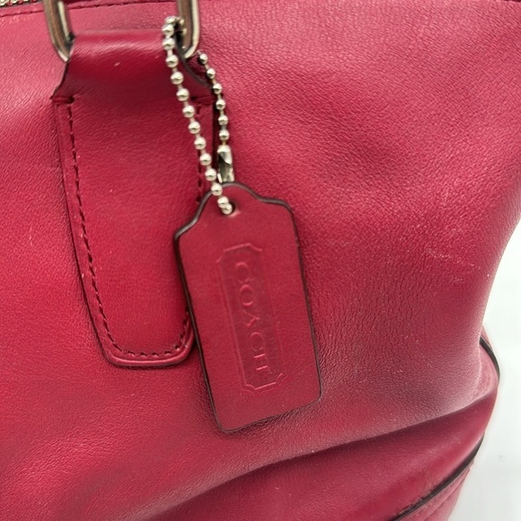 Coach Legacy Molly Eastwest Red Leather Shoulder Bag CP6628A - Picture 4 of 14